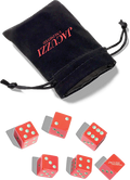 JACUZZI SNAKE EYES LOADED DICE SET SALMON