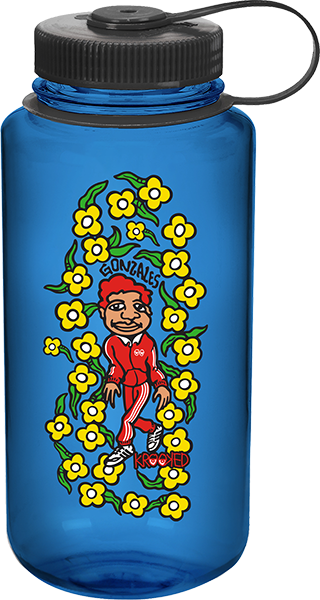 KROOKED GONZ SWEATPANTS WATER BOTTLE BLUE