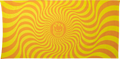 SPITFIRE BIGHEAD SWRIL TOWEL ORG/YEL