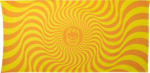 SPITFIRE BIGHEAD SWRIL TOWEL ORG/YEL
