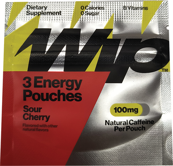 WIP CAFFEINE ENERGY 3/POUCH SACHET 100MG CHERRY