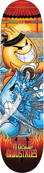 WORLD INDUSTRIES WORLD KOMBAT DECK-8.25