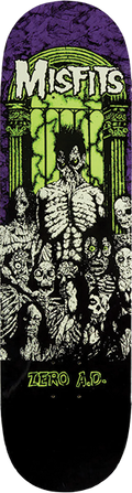 ZERO MISFITS ZERO A.D. DECK-8.5 GITD DIPPED