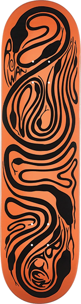 BAKER ROWAN BRAIN RABIES DECK-8.12 RUST DIPPED