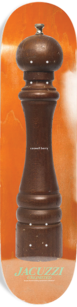 JACUZZI BERRY PEPPER GRINDER EX7 DECK-8.25 ORANGE