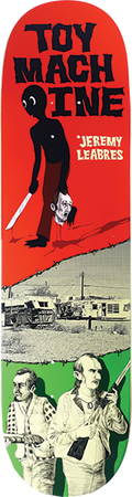 TOY MACHINE LEABRES HORROR SHOW DECK-8.25