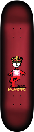 KROOKED CROMER MAD KING DECK-8.06 BLK DIP