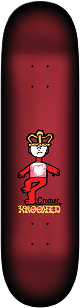 KROOKED CROMER MAD KING DECK-8.06 BLK DIP