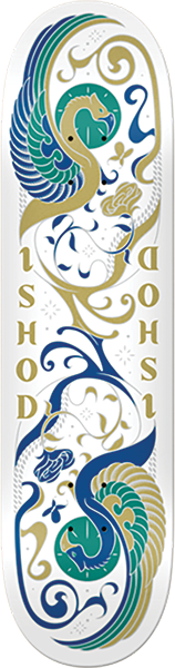 REAL ISHOD ILLUMINATED TWIN TAIL DECK-8.5 WHITE