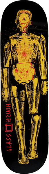 GLASS HOUSE GLASS MAN DECK-9.0 BLACK/YELLOW