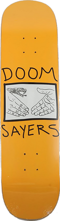 DOOM SAYERS SNAKE SHAKE DECK-8.25 ORANGE