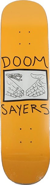 DOOM SAYERS SNAKE SHAKE DECK-8.25 ORANGE
