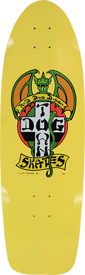 DOGTOWN RED DOG 70S CLASSIC DECK-9.0X30 YELLOW DIP