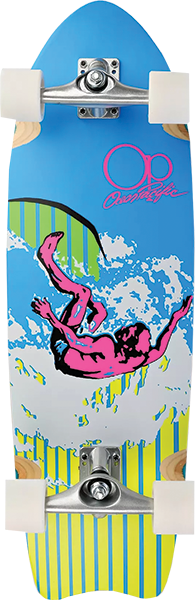 OP CREST SURFSKATE COMPLETE-10x30 BLU/YEL