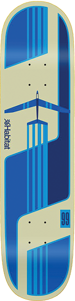 HABITAT GLIDER TWIN DECK-8.5 BLUE