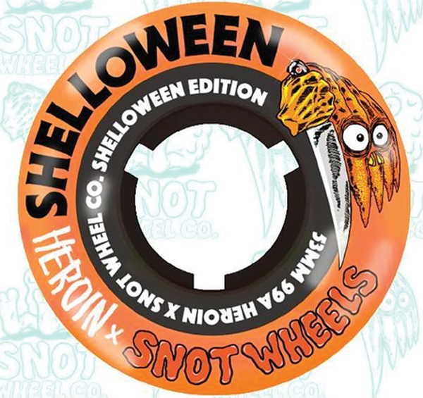 SNOT BOOGERTHANE SHELLOWEEN 53MM 99A ORG/BLK CORE