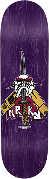 KROOKED SKULL/SWORD DECK-8.75