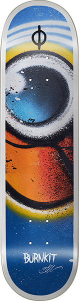 BURNKIT VISUALIZE DECK-8.0 BLUE/WHITE