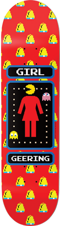 GIRL GEERING PAC-MAN DECK-8.5