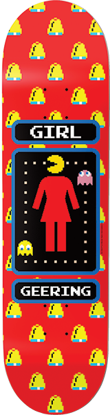 GIRL GEERING PAC-MAN DECK-8.5