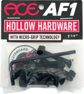 ACE 1.25" ALLEN HOLLOW W/GRIPPERS HARDWARE SET BLK