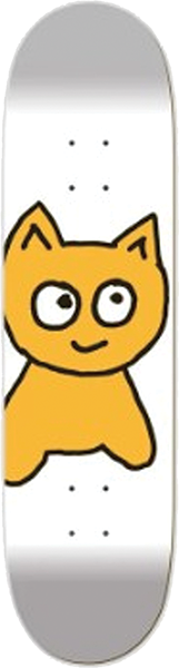 MEOW BIG CAT DECK-7.75 WHITE