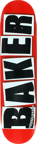 BAKER BRAND LOGO DECK-7.88 RED/BLACK