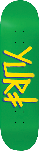 DEATHWISH YURI GANG NAME DECK-8.0 GRN/YEL