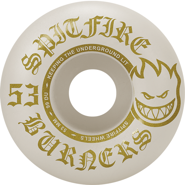 SPITFIRE BURNERS 53MM 99A WHT/GOLD