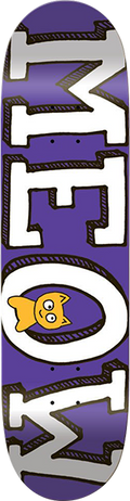 MEOW LOGO DECK-8.0 PURPLE