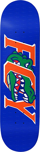 DEATHWISH FOY GATOR DECK-8.5 BLUE TWIN TAIL