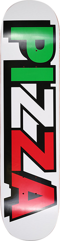 PIZZA TRI LOGO DECK-8.12 WHITE sale