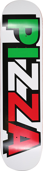 PIZZA TRI LOGO DECK-8.12 WHITE sale