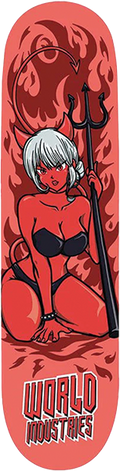 WORLD INDUSTRIES DEVIL GIRL DECK-8.75