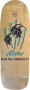 ALVA BLUE TILE OBSESSION BLUE LOGO DECK-10.25X32