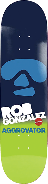 POPWAR GONZALEZ AGGROVATOR EX7 DECK-8.5 CYAN