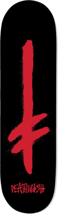 DEATHWISH GANG SPRAY DECK-8.0 BLK/RED
