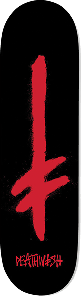 DEATHWISH GANG SPRAY DECK-8.0 BLK/RED