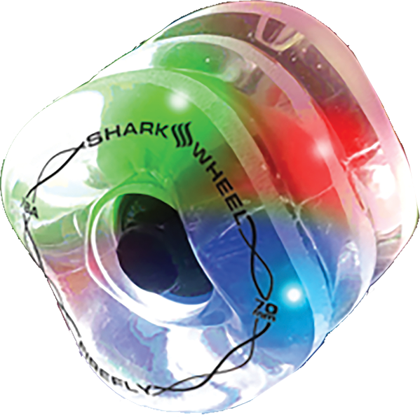 SHARK FIREFLY 70MM 78A CLR W/MULTI COLORED LIGHTS