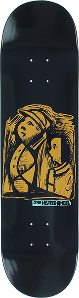 THE HEATED WHEEL FRONTIER DECK-8.0 BLK/ORG *sale*