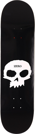 ZERO SINGLE SKULL DECK-9.0 BLK/WHT