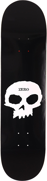 ZERO SINGLE SKULL DECK-9.0 BLK/WHT