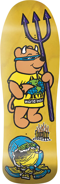 WORLD INDUSTRIES ROCCO III EX7 DECK-9.75 YELLOW