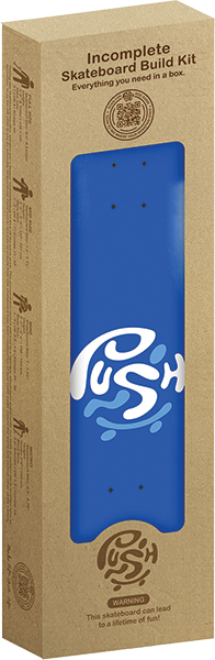 PUSH BLUEY (IN-COMPLETE)-8.25 BLUE