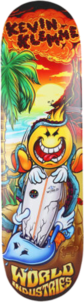 WORLD INDUSTRIES KLEMME SURFS UP DECK-8.25