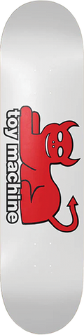 TOY MACHINE DEVIL CAT DECK-8.75 WHITE