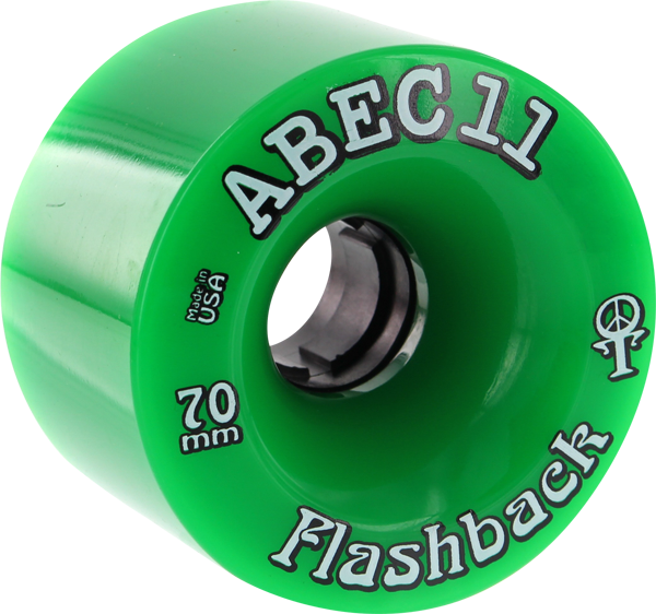 ABEC11 FLASHBACKS 70mm 78a GREEN