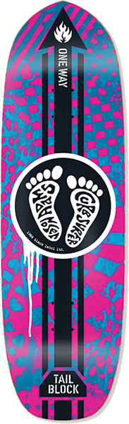 BLL ADAMS CURB SURFER DECK-9.75X32.82 PINK