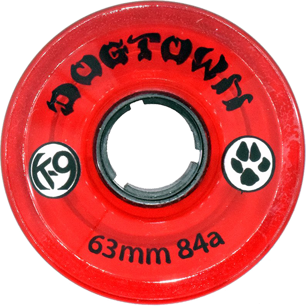 DOGTOWN K-9 CRUISER 63mm 84a CLEAR RED