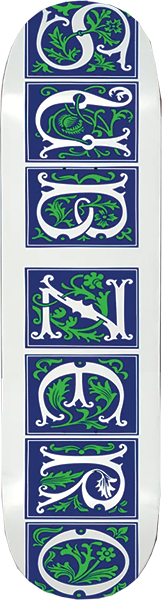 SUB ZERO VINES EX7 DECK-8.5 WHITE SCREENPRINTED